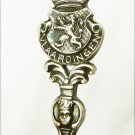 Netherlands Viaardingen souvenir spoon probably 90 silver lion crown top Netherlands Viaardingen souvenir spoon probably 90 silver lion crown top