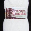 Paton's Canadiana white worsted weight yarn 3.1 ounces acrylic Paton's Canadiana white worsted weight yarn 3.1 ounces acrylic