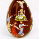 Franklin Mint egg black enamel lacquered fairy tale painted scenes FM 88 Franklin Mint egg black enamel lacquered fairy tale painted scenes FM 88