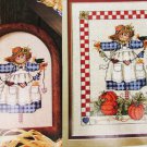 Scarecrow Sweetie cross sittch pattern harvest pumpkins whimsical Leisure Arts