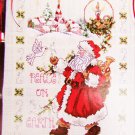 Peace on Earth Santa Christmas cross stitch pattern banner picture Stoney Creek