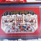 Ice Skaters Winter Wonderland cross stitch pattern from BHG craft magazine 1992