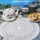 American School Crochet Doilies by the sea 5 circular patterns #1134