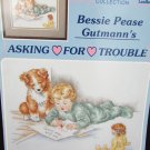 Stoney Creek Asking for Trouble Bessie Peasse Gumann leaflet 70 cross  stitch