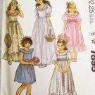 McCall 7895 girl size 5 bridal formal dress gown long or short pattern