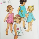 Simplicity 6468 girls playsuit pinafore size 2 toddler