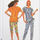 Simplicity 9669 misses tapered & Capri pants hip tied top sizes 6 8 10 12 14 16