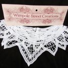 Wimpole Street Creation lace collar ladies misses all cotton never used on card Wimpole Street Creation lace collar ladies misses all cotton never used on card