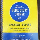 Spanish Guitar home study course from Sears 1938 book poor shape