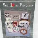 We Love Penguins crosss stitch booklet Pam Neely On Parade Butler Bow Tie +