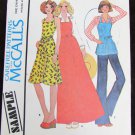 McCall Carefree misses butcher apron pattern sizes P S M L Uncut