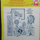 Aunt Martha's 3781 American Indian Designs hot iron transfers new
