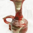 Buie Gatlinburg TN pottery handled vase urn reddish brown