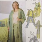 Simplicity 5361 misses robe pants knit top blanket pillow cover UNCUT sizes S to XL