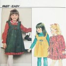 Butterick 4513 girls dress jumper UNCUT pattern sizes 3 4 5 6 6X