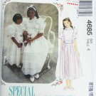McCall 4685 girl fancy special occasion dress size 4 UNCUT pattern