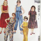 McCall 5384 girls dress jumpsuit Countrycore size 14 UNCUT pattern