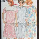 Butterick 3645 misses maternity pullover dress sizes 6 8 10 pattern