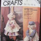 McCall 3210 country bears doorstop & broom cover pattern