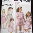 Simplicity 8889 child's dress & pinafore or jumper sizes 5 6 & 6X