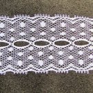 6 yards lingerie lace open center 1 1/4" wide white color 6 yards lingerie lace open center 1 1/4" wide white color