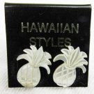 Hawaiian mother of pearl stud earrings pineapples New on card Hawaiian mother of pearl stud earrings pineapples New on card