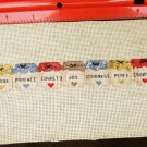 Finished cross stitch Mason jars filled with virtures very country