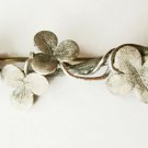 Sterling thistle three leaf clovers pin vintage unmarked