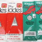 2 Brite Star & 2 Union Wadding silver tinsel icicles sealed packages 18" 2 Brite Star & 2 Union Wadding silver tinsel icicles sealed packages 18"