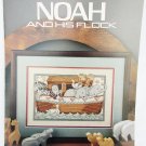 Leisure Arts 811 Noah and His Flock leaflet cross stitch pattern Ark with animals