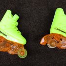 Barbie roller skates yellow orange