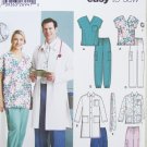 Simplicity 5443 misses and mens scrubs pattern pants jackets uncut S M L