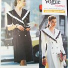 Vogue 2457 boutique dress sailor collar size 8 10 or 12 UNCUT pattern