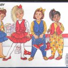 Butterick 5005 child vest top skirt & pants sizes 5 6 6X UNCUT pattern