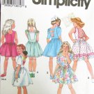 Simplicity 8312 girl's dress with back variations sizes 7 8 10 UNCUT pattern Simplicity 8312 girl's dress with back variations sizes 7 8 10 UNCUT pattern