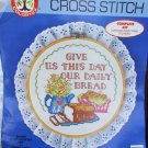 Daily Bread embroidery kit stamped linen direction hoop thread complete Colortex