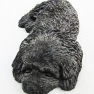 Sandicast Curly S52 Sandra Brue Lil Snoozer dog figurine Bichon Frise black Sandicast Curly S52 Sandra Brue Lil Snoozer dog figurine Bichon Frise black