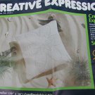 Candlewick pillow kit Sand Dollar Creative Expressions open & complete