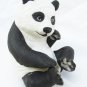 Franklin Mint Panda Pup sitting signed figurine 3 3/4" Humane Society 1989
