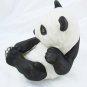 Franklin Mint Panda Pup sitting signed figurine 3 3/4" Humane Society 1989