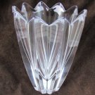 Orrefors crystal vase Fleur flowers 5 1/2" tall signed Sweden glass