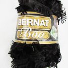 Bernat Boa yarn black Raven 1 3/4 ounce skein color 81040 Bernat Boa yarn black Raven 1 3/4 ounce skein color 81040