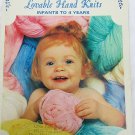 Lovable Hand Knits infants to 4 years pattern book