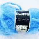 JoAnn Sensations Beautiful yarn light blue soft acrylic nylon skein JoAnn Sensations Beautiful yarn light blue soft acrylic nylon skein
