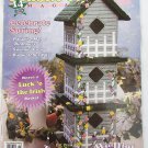 Plastic Canvas 3 tier birdhouse pattern only needlepoint design