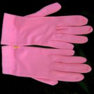 Rose pink ladies gloves size 7-8 double woven nylon Hong Kong vintage new Rose pink ladies gloves size 7-8 double woven nylon Hong Kong vintage new