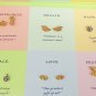 Avon Inspirational Earring collection 6 stud pairs peace love health MIB