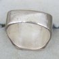 Man's sterling ring size 8 1/2 turquoise coral onyx rectangular front