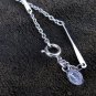 Simple Avon chain necklace silver tone 22 inches