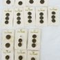 Lot LaMode silver & gold metal buttons geometric La Mode coats suits